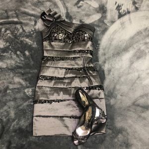 BETSY & ADAM COCKTAIL DRESS